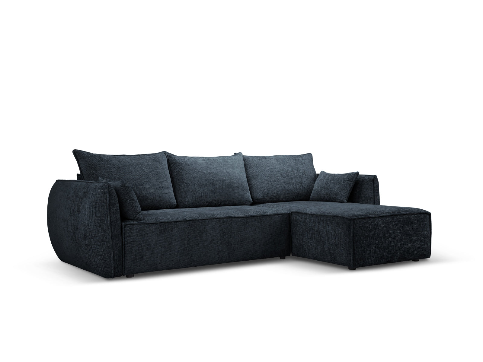Entdecken Sie das Kaelle Ecksofa rechts von Micadoni – ein stilvolles 4-Sitzer Sofa mit Schlaffunktion und Stauraumbox für Ihr modernes Wohnzimmer.