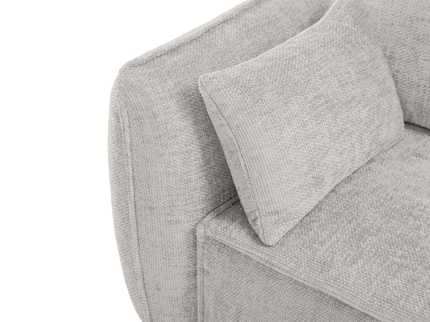 Erleben Sie das Kaelle Ecksofa rechts von Micadoni – ein elegantes 4-Sitzer Sofa mit praktischer Schlaffunktion und Stauraum für Ihr Wohnzimmer.