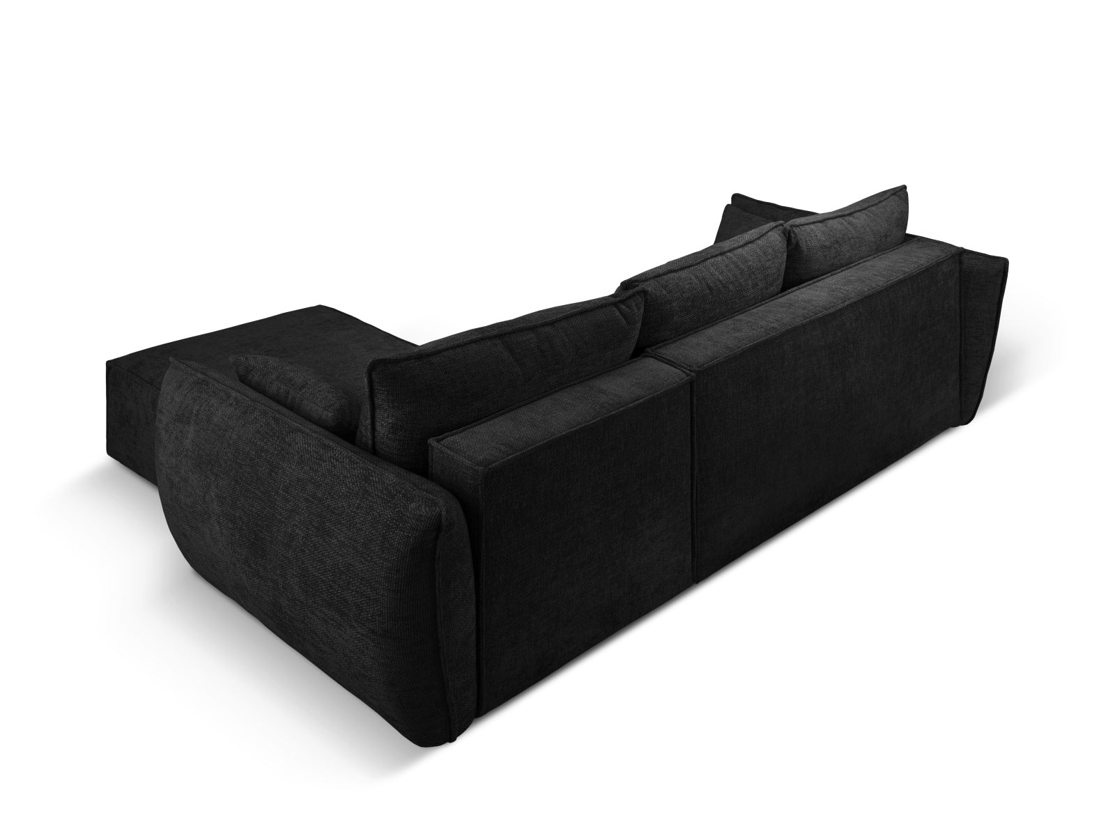 Entdecken Sie das Kaelle Ecksofa rechts von Micadoni – ein stilvolles 4-Sitzer Sofa mit Schlaffunktion und Stauraumbox für maximalen Komfort und Ordnung.