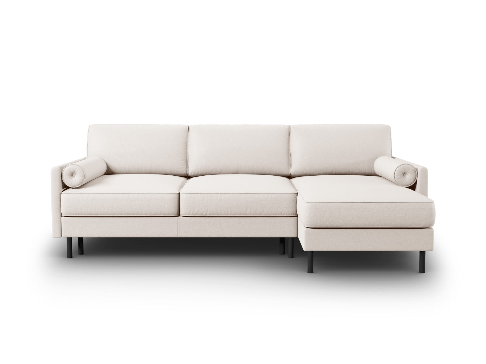 Scott Ecksofa rechts mit Schlaffunktion und Stauraum 5 Sitzer in Light Beige präsentiert im Onlineshop von KAQTU Design AG. Ecksofa rechts ist von Micadoni