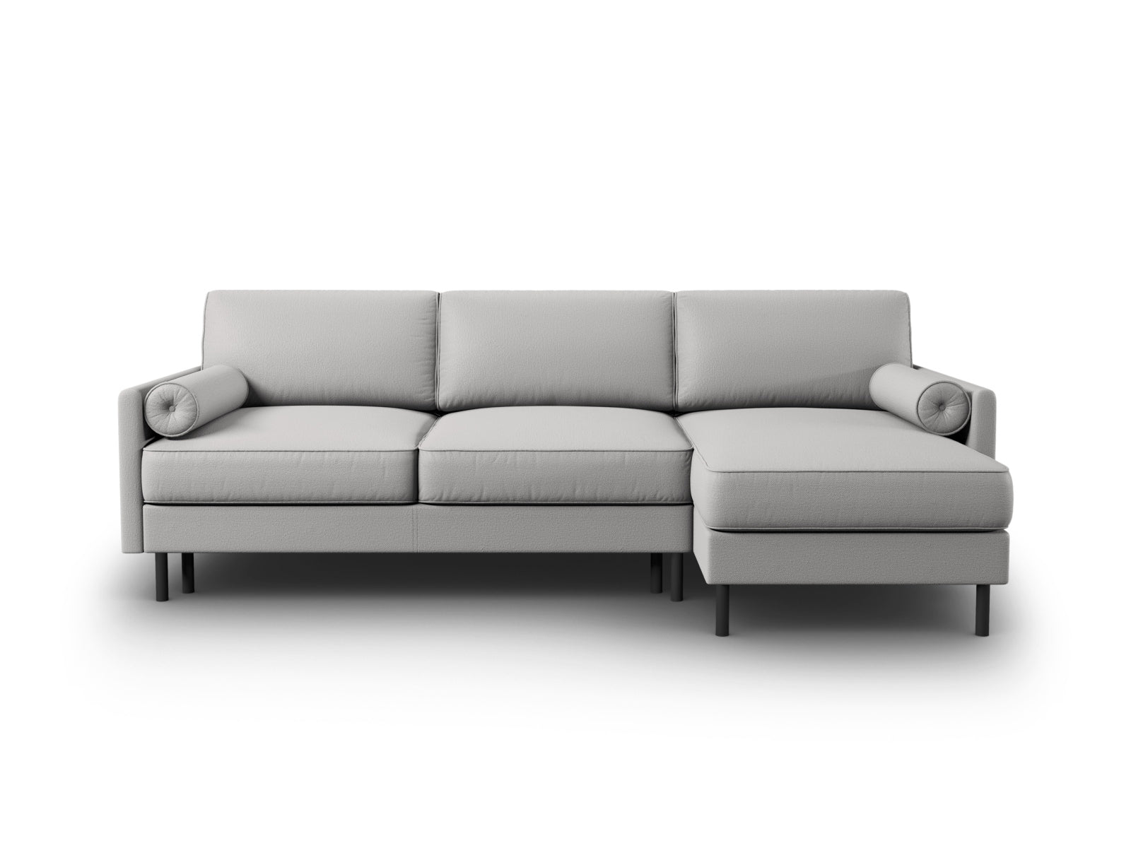 Scott Ecksofa rechts mit Schlaffunktion und Stauraum 5 Sitzer in Light Grey präsentiert im Onlineshop von KAQTU Design AG. Ecksofa rechts ist von Micadoni