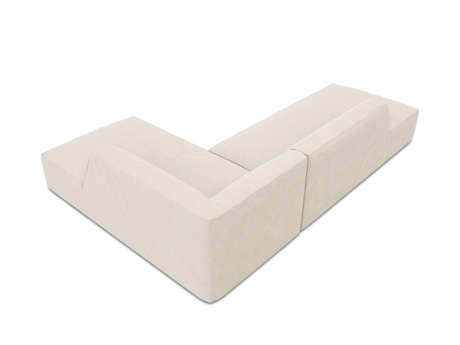 Modernes Ruby Ecksofa in edlem Beige, ideal für stilvolle Wohnräume. Flexibles, modulares Design für optimale Anpassung an Ihre Bedürfnisse.