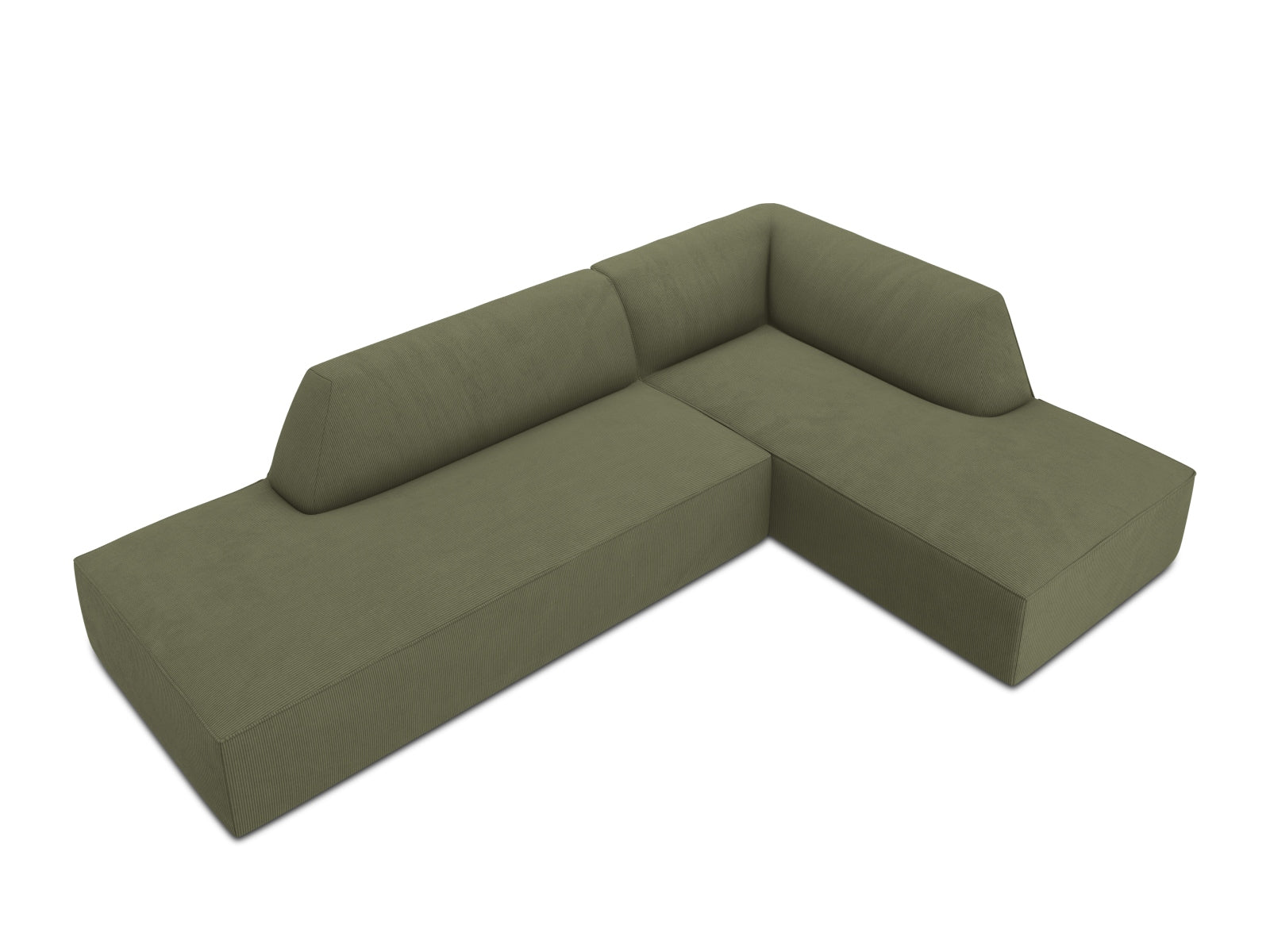 Stylisches Ruby Ecksofa mit offener rechter Seite, perfekt für großzügige Räume. Flexibles 4-Sitzer-Design von Micadoni für zeitgemäße Einrichtung.