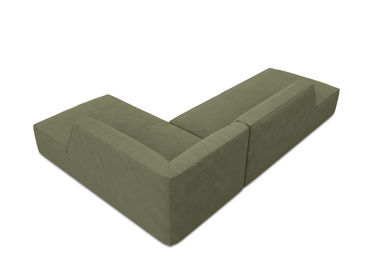Ruby Modulares Ecksofa Open end rechts 4 Sitzer in Green-Scala präsentiert im Onlineshop von KAQTU Design AG. L-Sofa rechts ist von Micadoni
