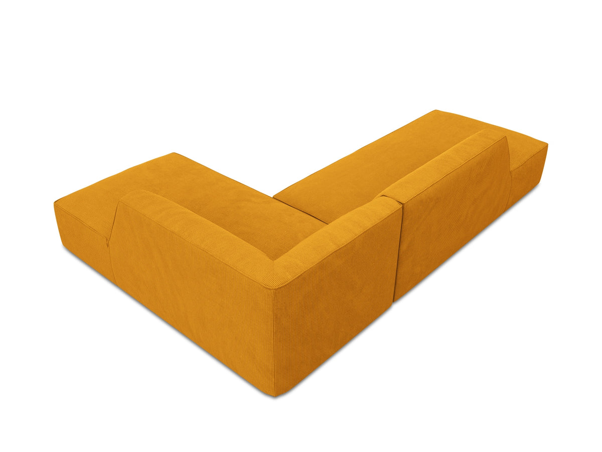 Ruby Modulares Ecksofa Open end rechts 4 Sitzer in Yellow-Scala präsentiert im Onlineshop von KAQTU Design AG. L-Sofa rechts ist von Micadoni