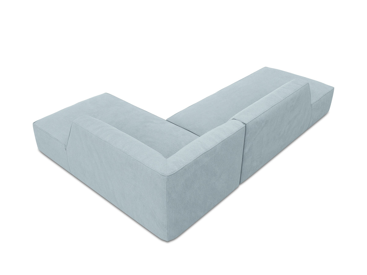 Ruby Modulares Ecksofa Open end rechts 4 Sitzer in Light Blue-Scala präsentiert im Onlineshop von KAQTU Design AG. L-Sofa rechts ist von Micadoni