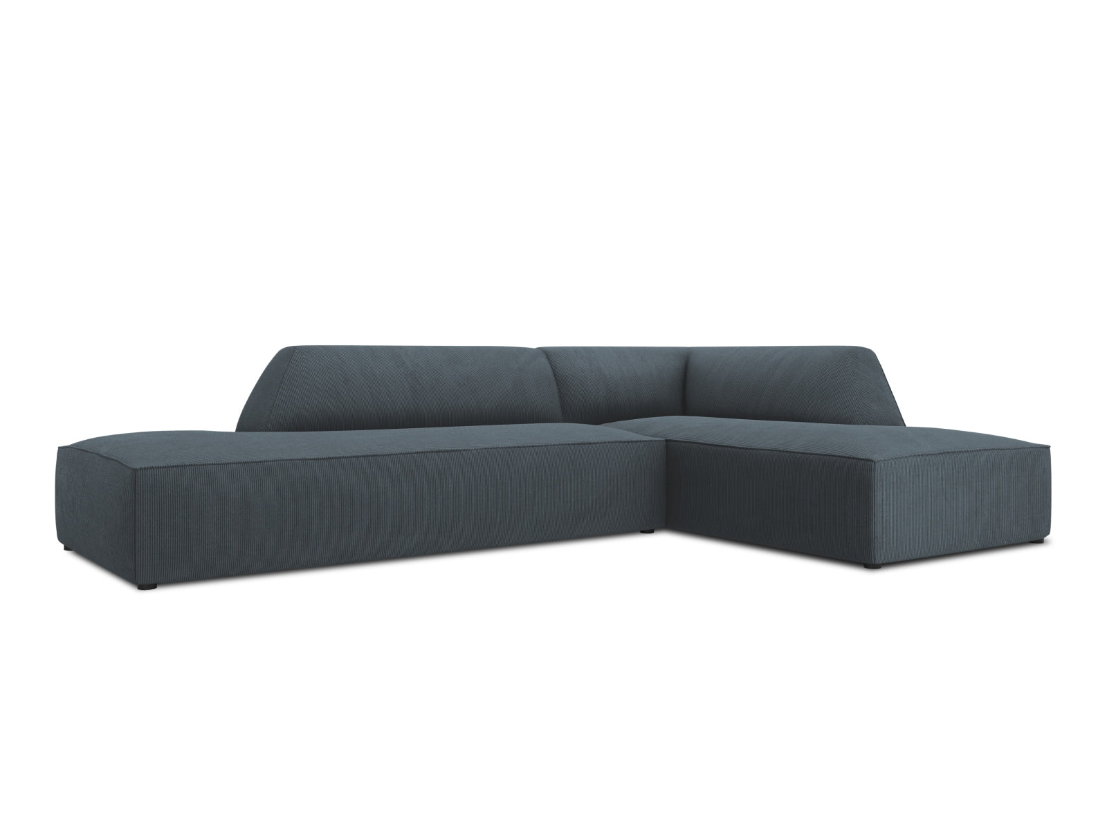 Modernes Ruby L-Sofa mit offener rechter Seite, 4-Sitzer, perfekt für gemütliche Zusammenkünfte und stilvolle Einrichtung.