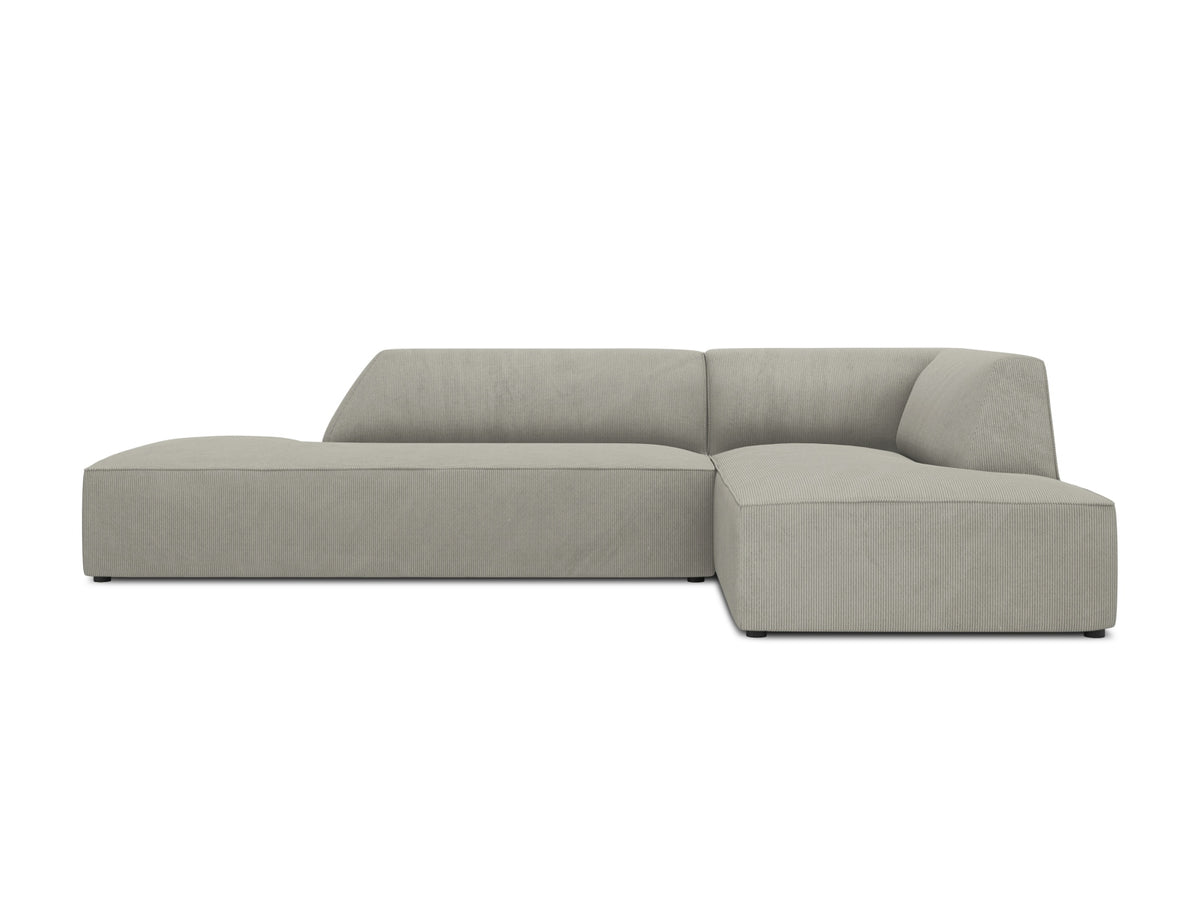 Ruby Modulares Ecksofa Open end rechts 4 Sitzer in Light Grey-Scala präsentiert im Onlineshop von KAQTU Design AG. L-Sofa rechts ist von Micadoni