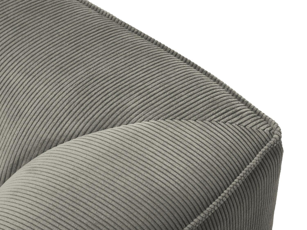 Ruby Modulares Ecksofa Open end rechts 4 Sitzer in Light Grey-Scala präsentiert im Onlineshop von KAQTU Design AG. L-Sofa rechts ist von Micadoni