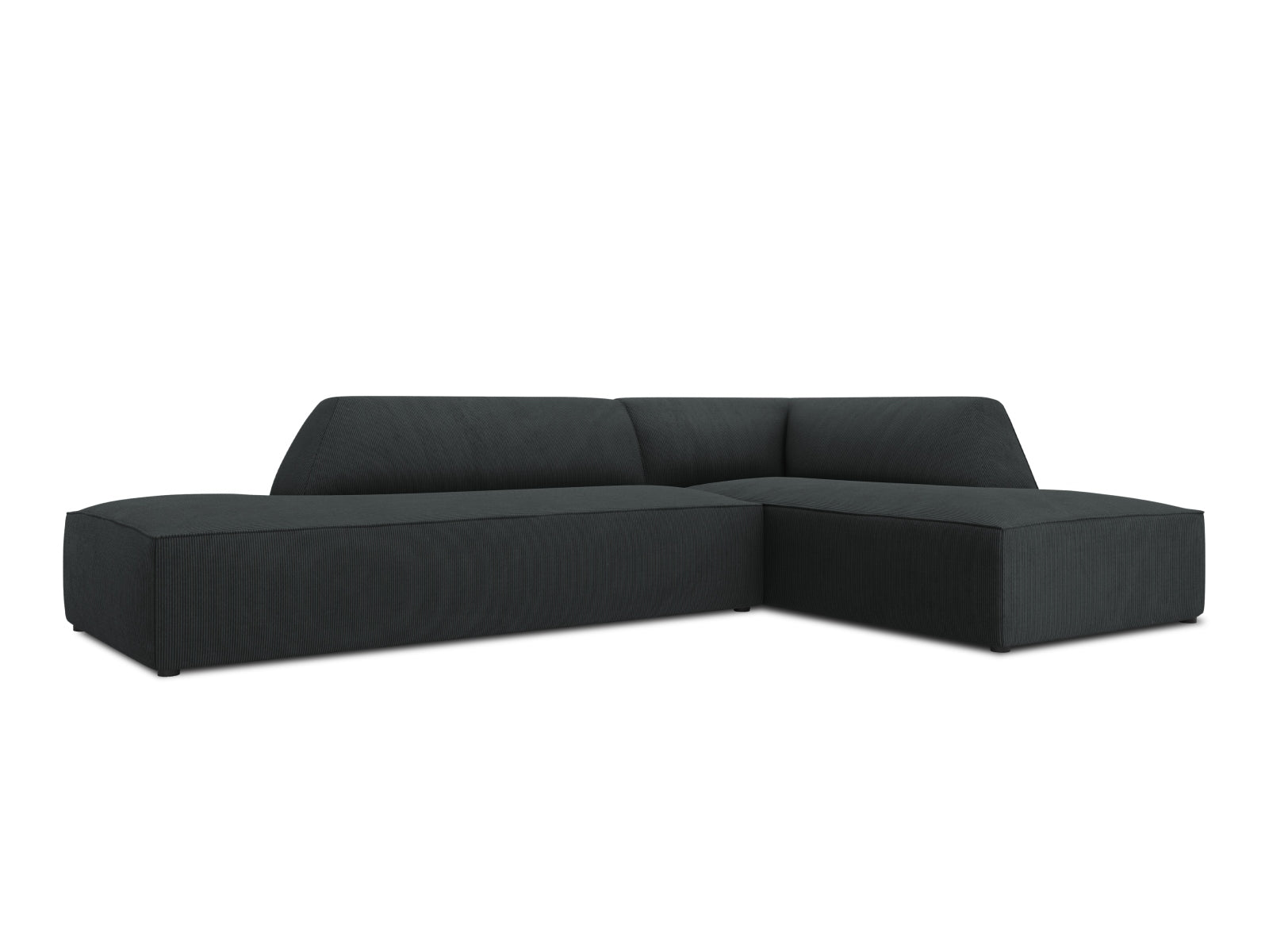 Entdecken Sie das Ruby Ecksofa rechts 4 Sitzer von Micadoni – ein stilvolles, modulares Möbelstück, das Komfort und Flexibilität für Ihr Wohnzimmer bietet.