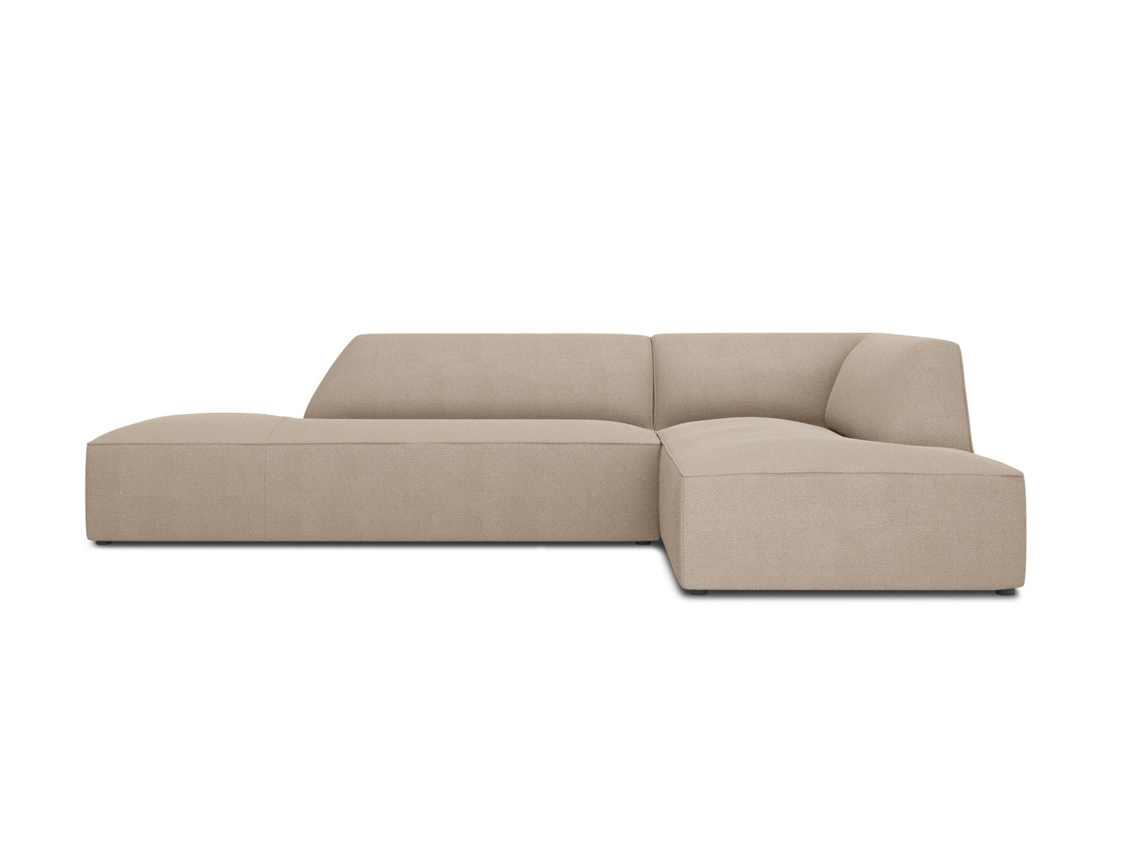 Ruby Modulares Ecksofa rechts 4 Sitzer in Dark Beige-Ottawa präsentiert im Onlineshop von KAQTU Design AG. L-Sofa rechts ist von Micadoni
