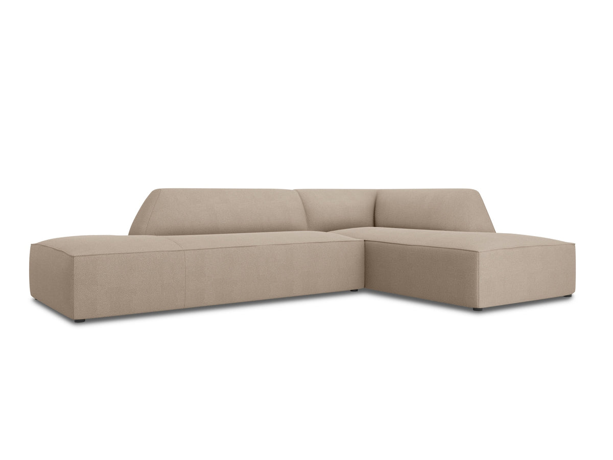 Ruby Modulares Ecksofa Open end rechts 4 Sitzer in Dark Beige-Ottawa präsentiert im Onlineshop von KAQTU Design AG. L-Sofa rechts ist von Micadoni