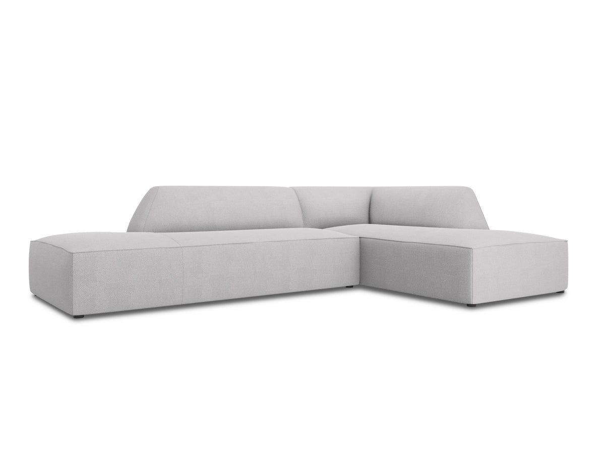 Ruby Modulares Ecksofa Open end rechts 4 Sitzer in Light Grey-Ottawa präsentiert im Onlineshop von KAQTU Design AG. L-Sofa rechts ist von Micadoni