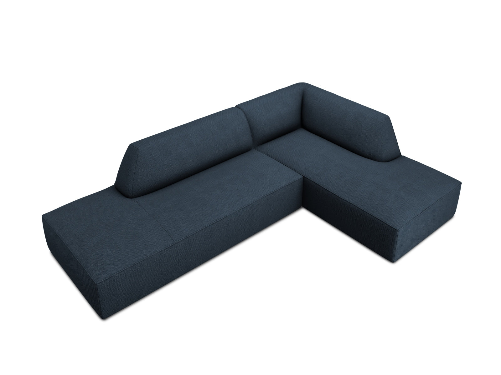 Modernes Ruby Ecksofa mit offenem Ende rechts, 4-Sitzer, ideal für gemütliche und stilvolle Wohnräume von Micadoni.