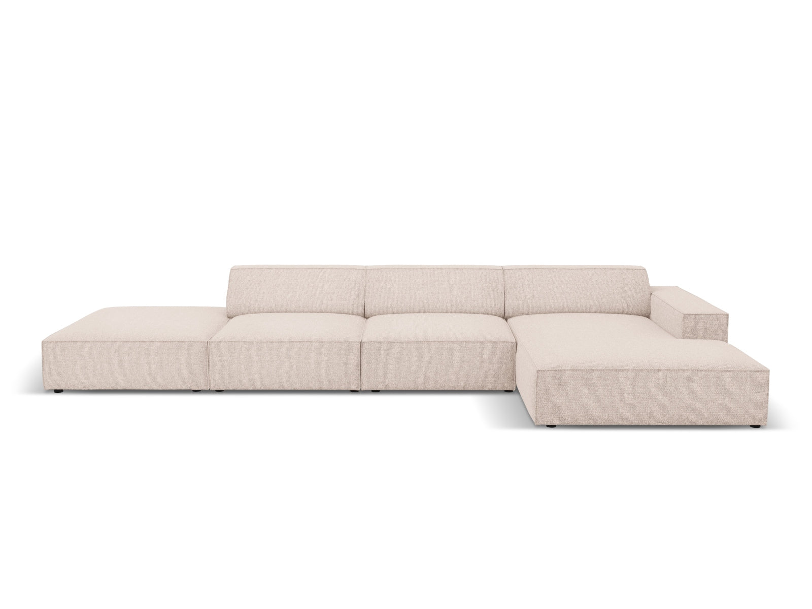 Jodie Modulares Ecksofa rechts 5 Sitzer in Beige präsentiert im Onlineshop von KAQTU Design AG. Ecksofa rechts ist von Micadoni
