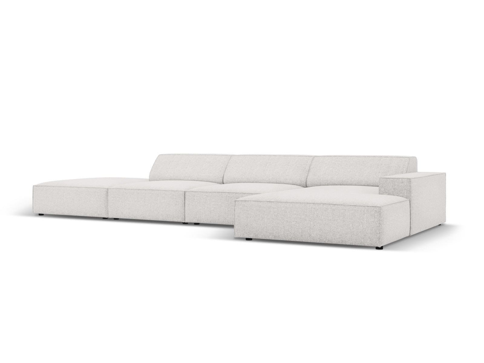 Entdecken Sie das stilvolle Jodie Ecksofa von Micadoni – ein 5-Sitzer in modernem Design, ideal für Ihr Wohnzimmer. Komfort und Flexibilität vereint!