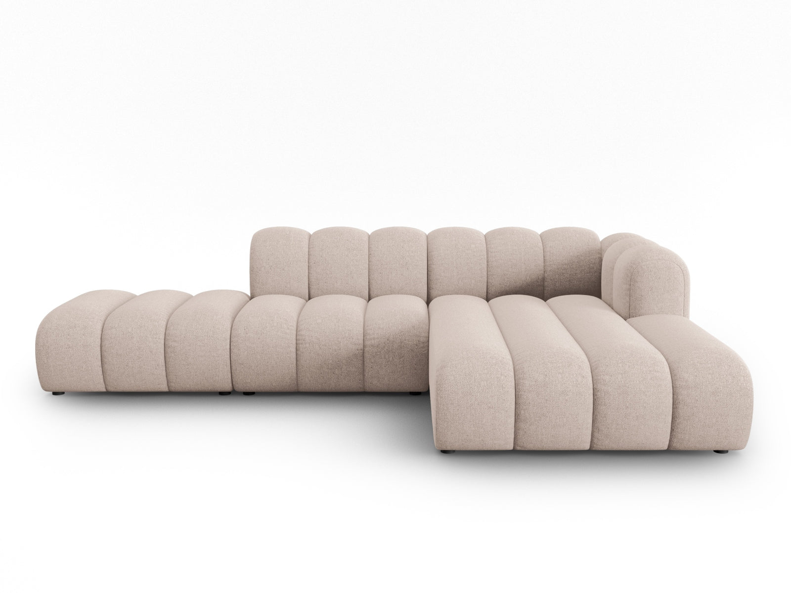 Lupine Modulares Ecksofa open rechts 5 Sitzer in Beige präsentiert im Onlineshop von KAQTU Design AG. L-Sofa rechts ist von Micadoni