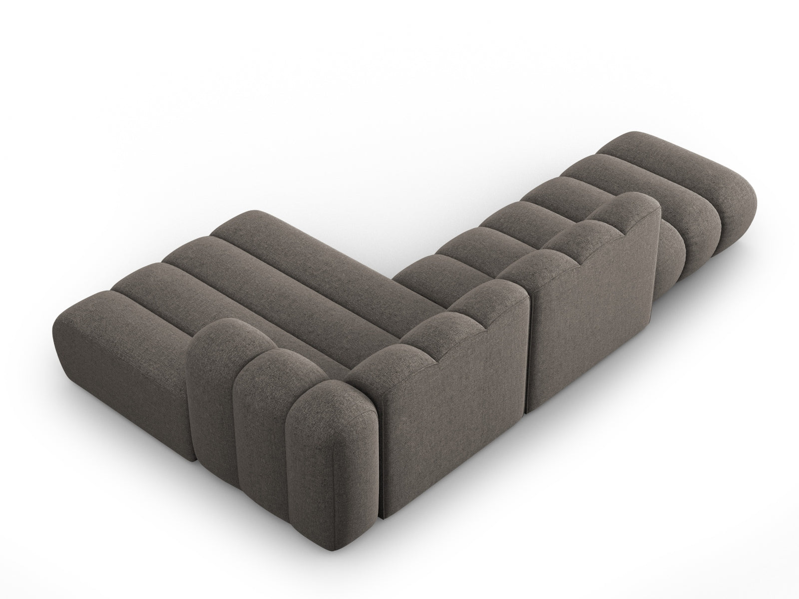Erleben Sie das Lupine Ecksofa open rechts von Micadoni – ein elegantes 5-Sitzer Sofa, das durch modulare Flexibilität und hochwertigen Komfort besticht.