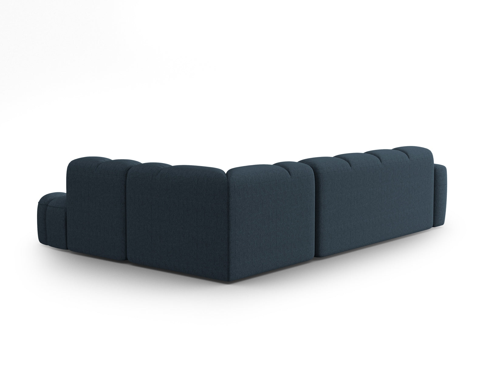 Erleben Sie das stilvolle Lisa Ecksofa rechts 5 Sitzer von Micadoni. Luxuriöser Velours, viel Platz und zeitgemässes Design für Ihr Zuhause.