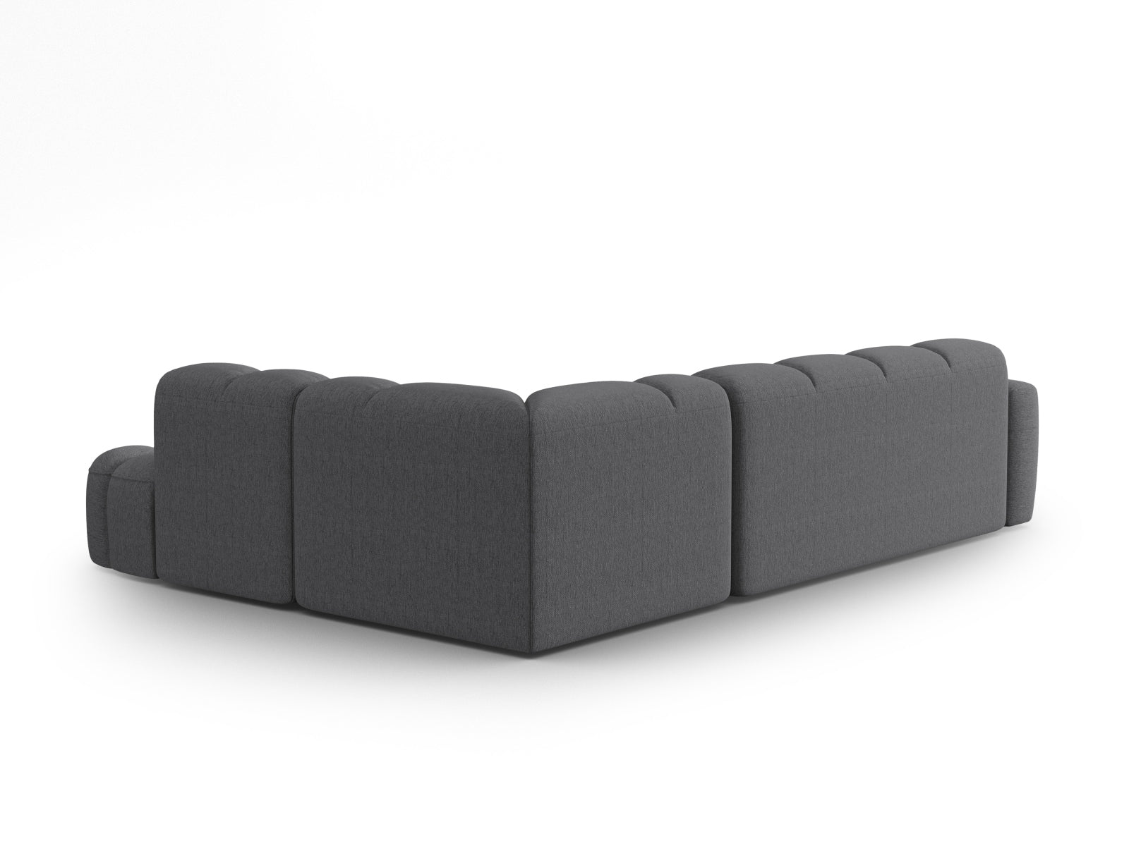 Entdecken Sie das elegante Lisa Ecksofa rechts 5 Sitzer von Micadoni. Hochwertiger Velours, grosszügiger Platz und modernes Design für Ihr Wohnzimmer.