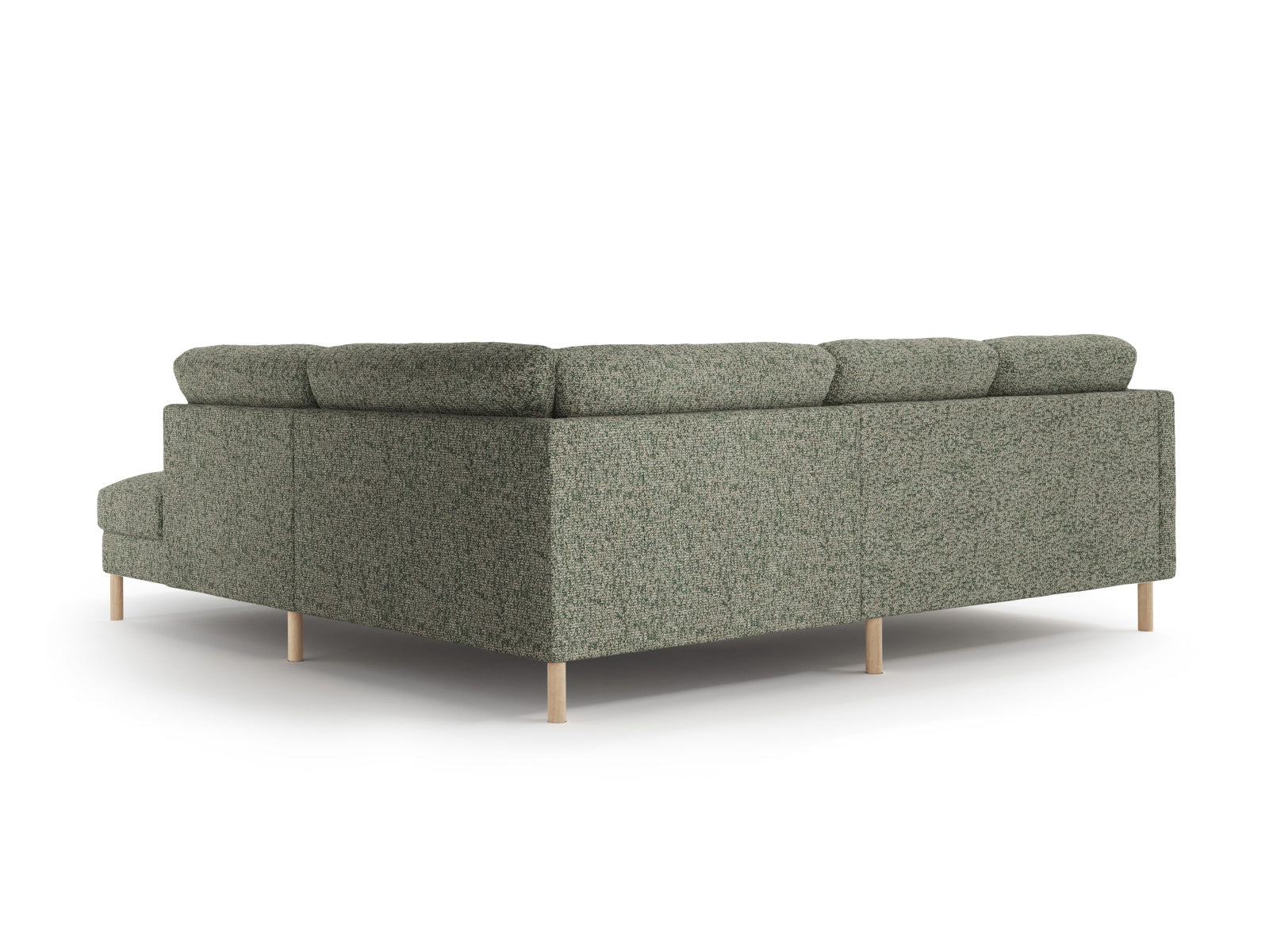 Erleben Sie das Eden Ecksofa rechts von Micadoni: Luxuriöses 4-Sitzer Sofa aus feinstem Velours, ideal für modernes Wohnen und höchsten Sitzkomfort.