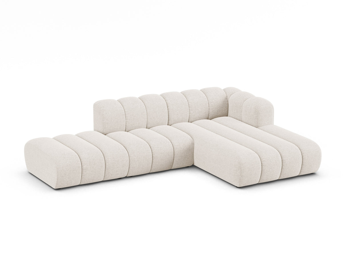Lupine Modular Open Ecksofa rechts 5 Sitzer in Light Beige-Eden präsentiert im Onlineshop von KAQTU Design AG. L-Sofa rechts ist von Micadoni