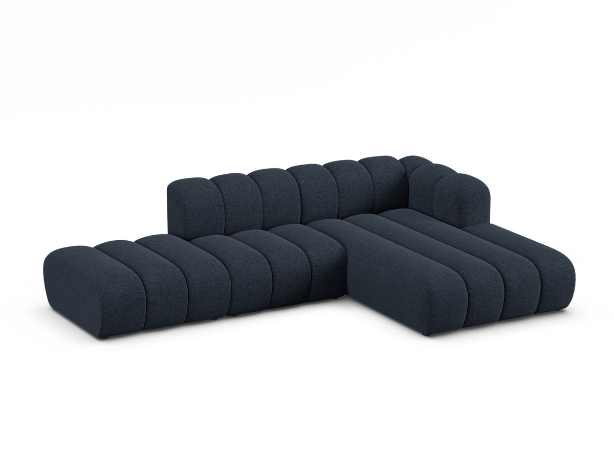 Lupine Modular Open Ecksofa rechts 5 Sitzer in Navy Blue-Eden präsentiert im Onlineshop von KAQTU Design AG. L-Sofa rechts ist von Micadoni