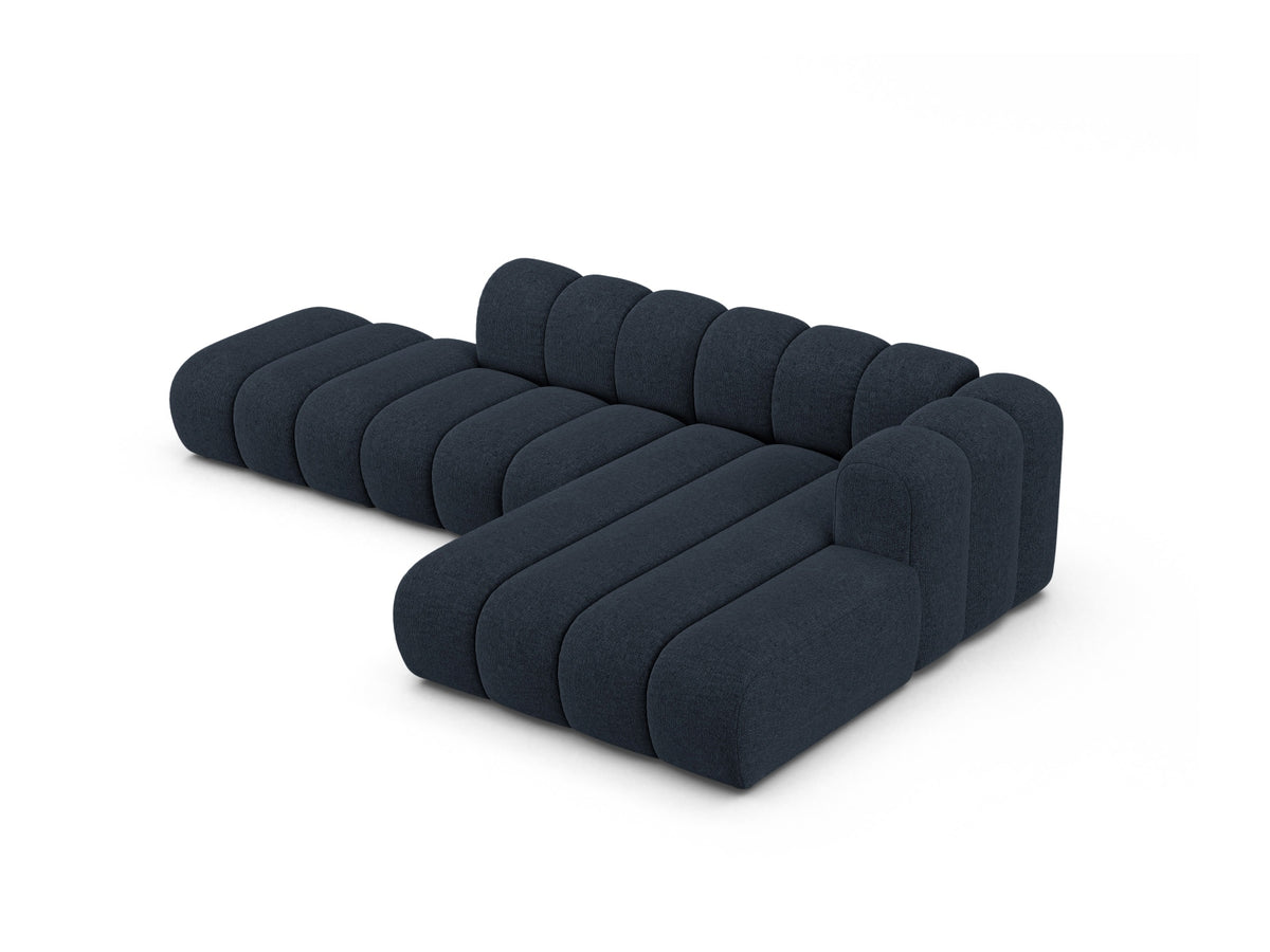Lupine Modular Open Ecksofa rechts 5 Sitzer in Navy Blue-Eden präsentiert im Onlineshop von KAQTU Design AG. L-Sofa rechts ist von Micadoni