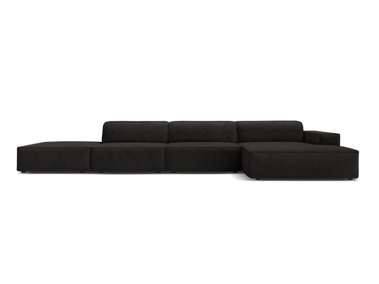 5-Sitzer Ecksofa rechts Jodie in Black-Liberty präsentiert im Onlineshop von KAQTU Design AG. Ecksofa rechts ist von Micadoni