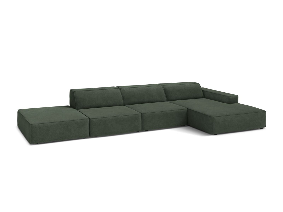 5-Sitzer Ecksofa rechts Jodie in Moss Green-Liberty präsentiert im Onlineshop von KAQTU Design AG. Ecksofa rechts ist von Micadoni