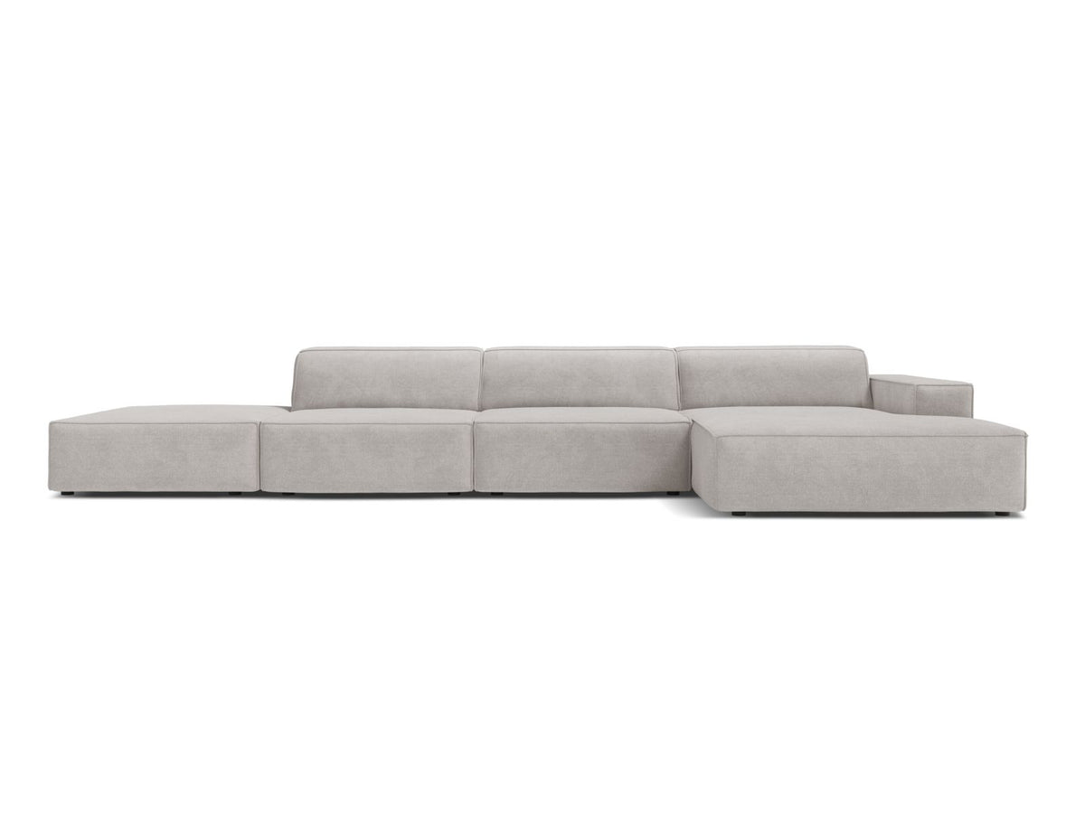 5-Sitzer Ecksofa rechts Jodie in Light Grey-Liberty präsentiert im Onlineshop von KAQTU Design AG. Ecksofa rechts ist von Micadoni