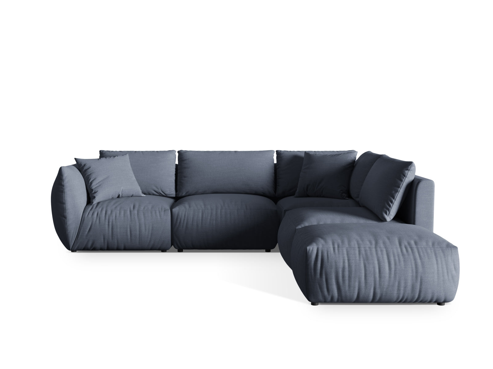 Chris Modular Ecksofa rechts 4 Sitzer in Light Green präsentiert im Onlineshop von KAQTU Design AG. Ecksofa rechts ist von Micadoni