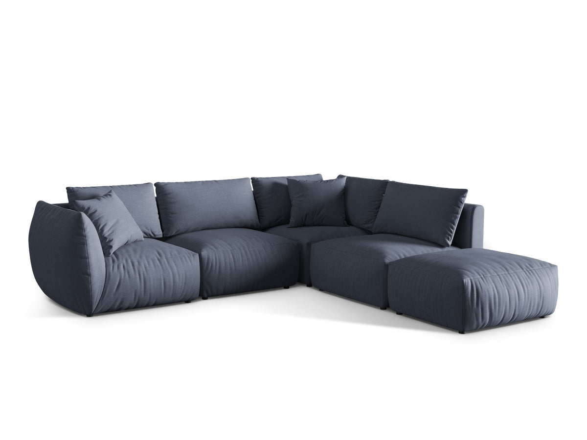 Chris Modular Ecksofa rechts 4 Sitzer in Light Green-LINS präsentiert im Onlineshop von KAQTU Design AG. Ecksofa rechts ist von Micadoni