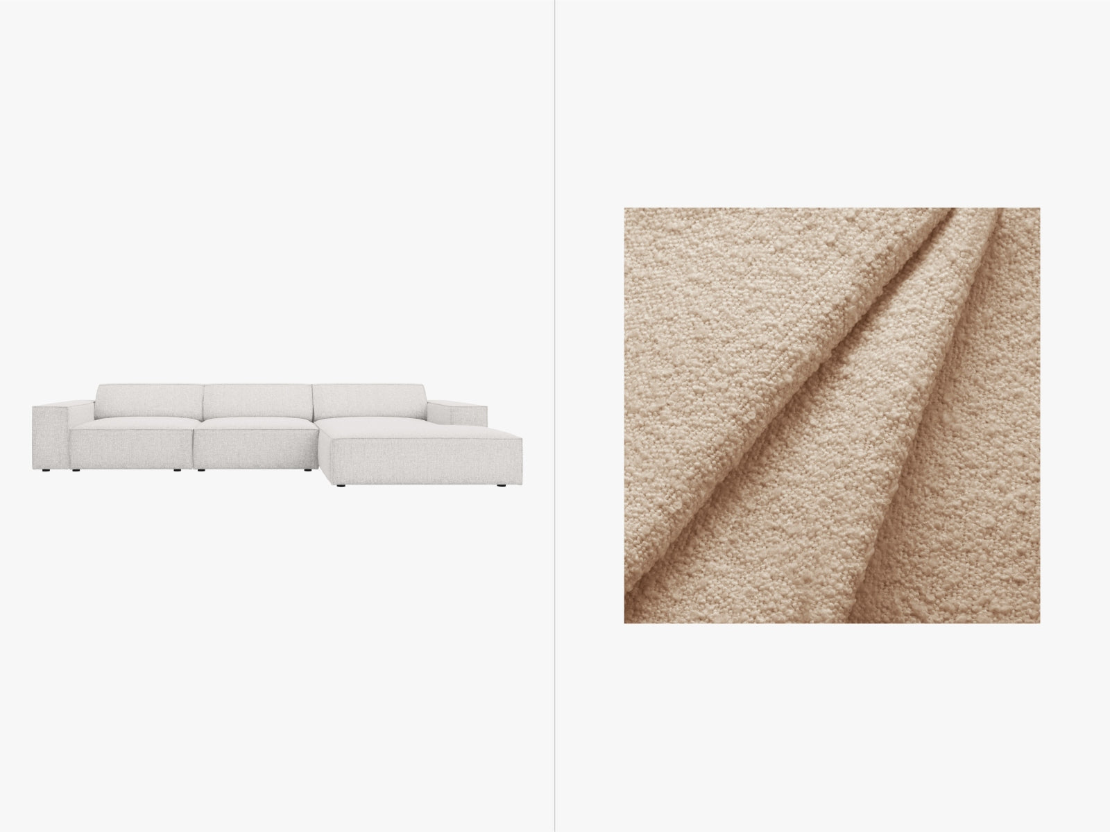 Braunes Bubble L1 modulares Sofa von Atelier Del Sofa, stilvolles Design, vielseitig kombinierbar für jeden Wohnraum.