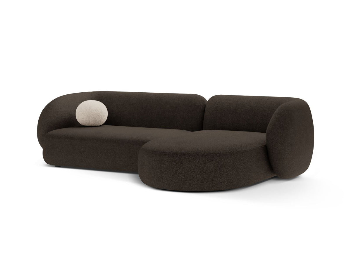 3-Sitzer Modular Ecksofa rechts Kate in Brown-Baloo präsentiert im Onlineshop von KAQTU Design AG. Ecksofa rechts ist von Micadoni
