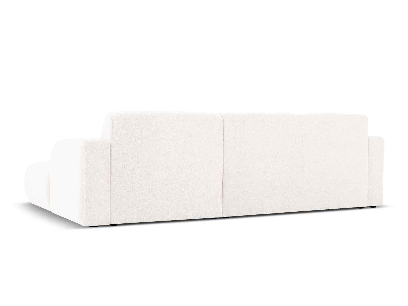 Molino Boucle Ecksofa rechts 4 Sitzer in White-Baloo präsentiert im Onlineshop von KAQTU Design AG. L-Sofa rechts ist von Micadoni