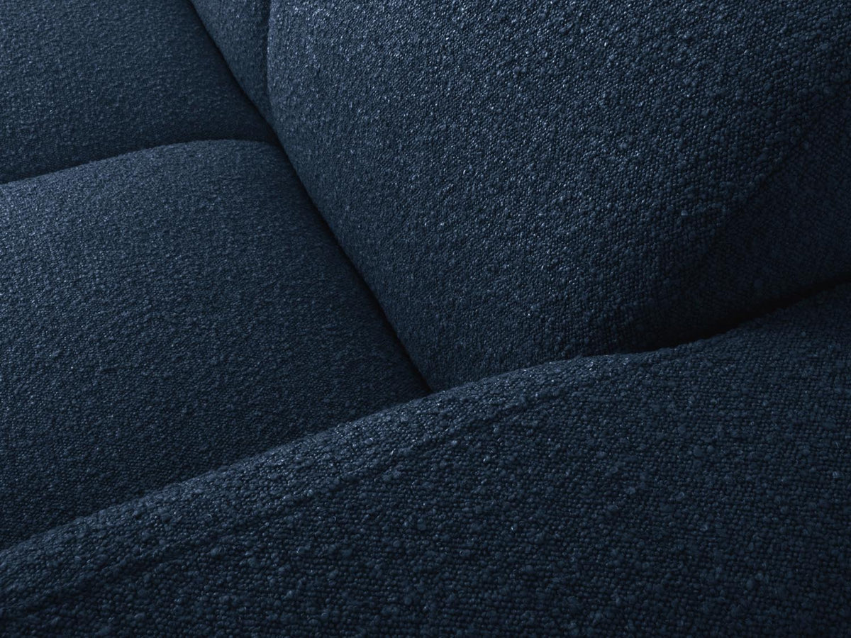 Molino Boucle Ecksofa rechts 4 Sitzer in Dark Blue-Baloo präsentiert im Onlineshop von KAQTU Design AG. L-Sofa rechts ist von Micadoni