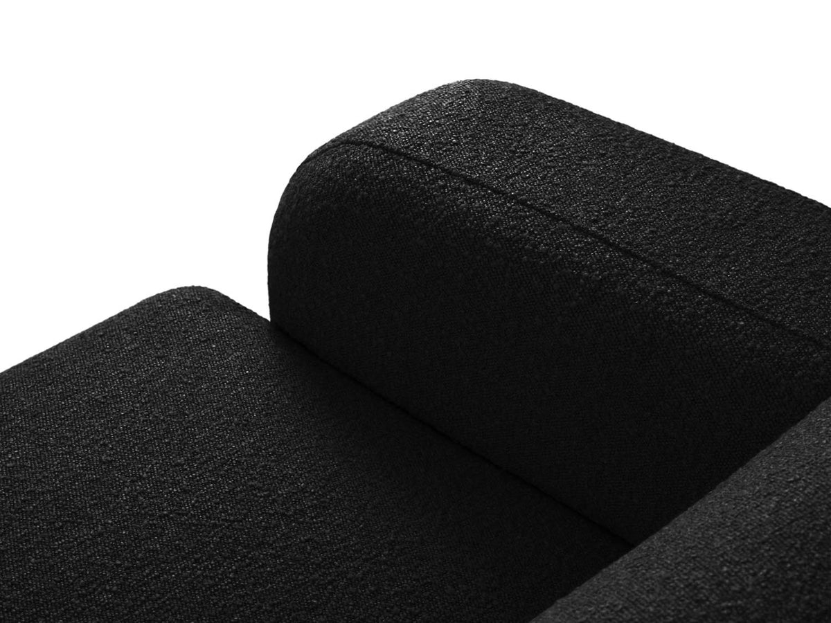 Molino Boucle Ecksofa rechts 4 Sitzer in Black-Baloo präsentiert im Onlineshop von KAQTU Design AG. L-Sofa rechts ist von Micadoni