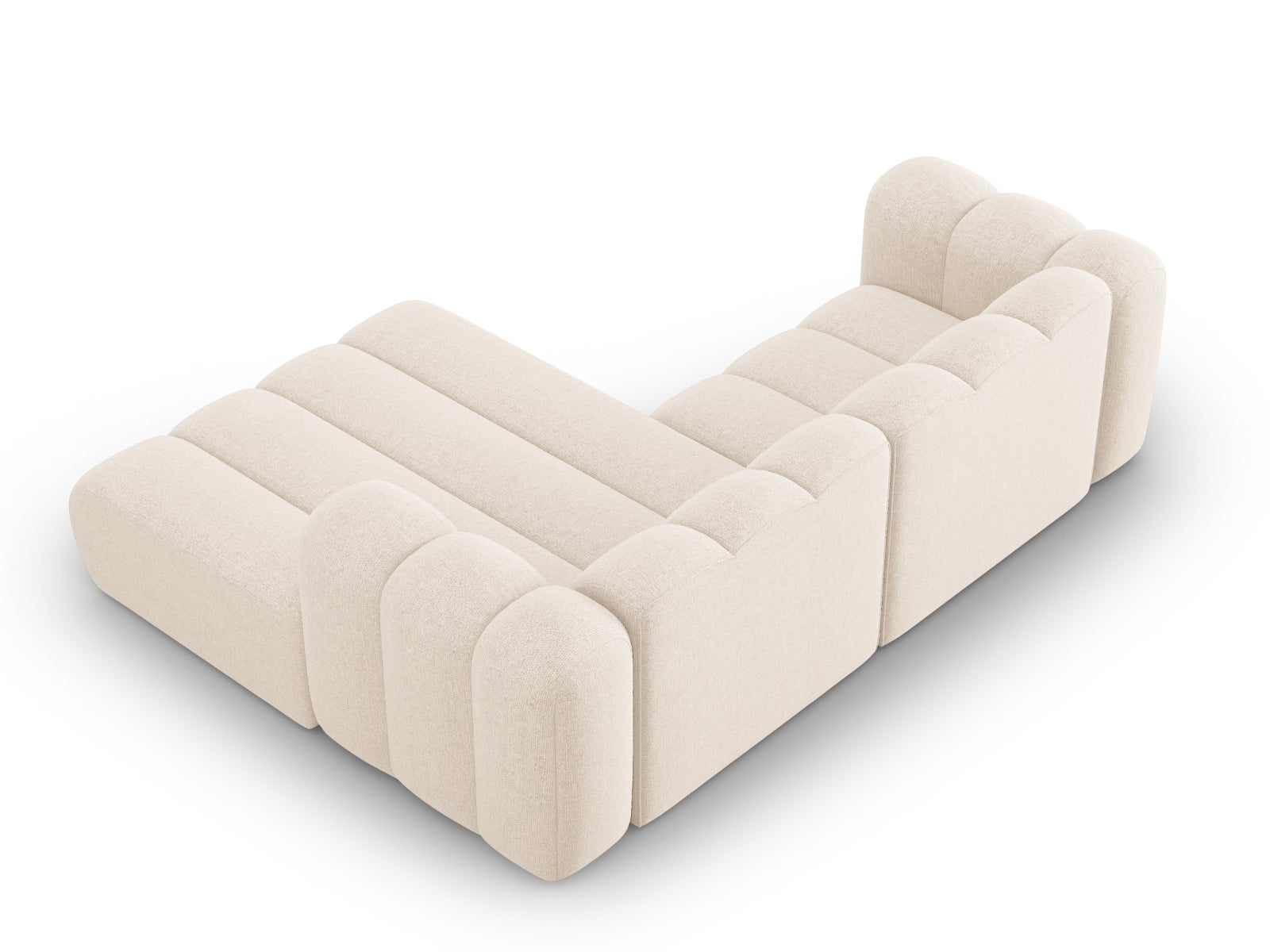 Lupine Modulares Ecksofa rechts 3 Sitzer in Light Beige präsentiert im Onlineshop von KAQTU Design AG. Ecksofa rechts ist von Micadoni