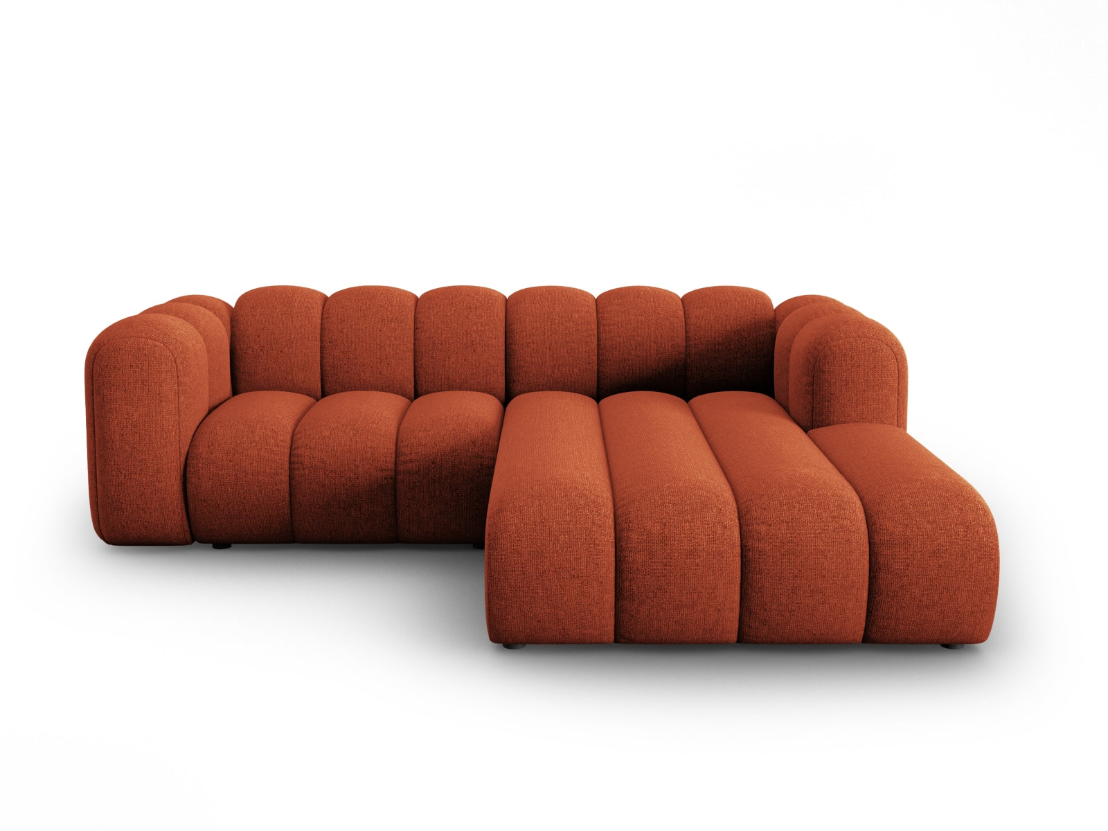 Lupine Modulares Ecksofa rechts 3 Sitzer in Terracotta präsentiert im Onlineshop von KAQTU Design AG. Ecksofa rechts ist von Micadoni