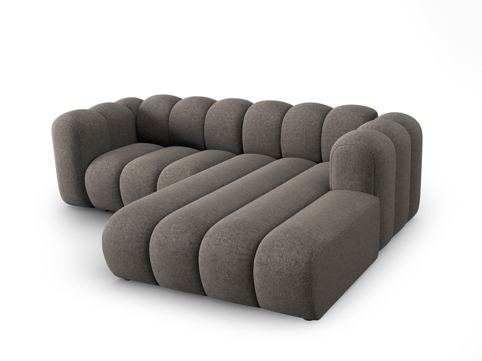 Entdecken Sie das Lupine Ecksofa rechts 3 Sitzer von Micadoni – ein stilvolles, modulares Sofa, das Komfort und Funktionalität vereint.