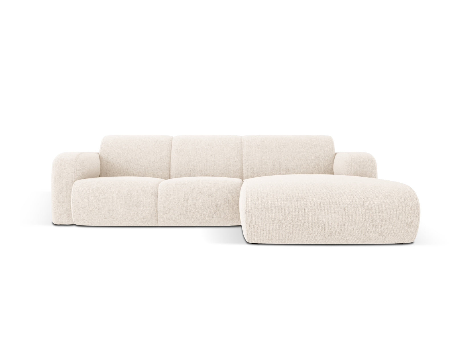 Molino Ecksofa rechts 4 Sitzer in Light Beige präsentiert im Onlineshop von KAQTU Design AG. Ecksofa rechts ist von Micadoni