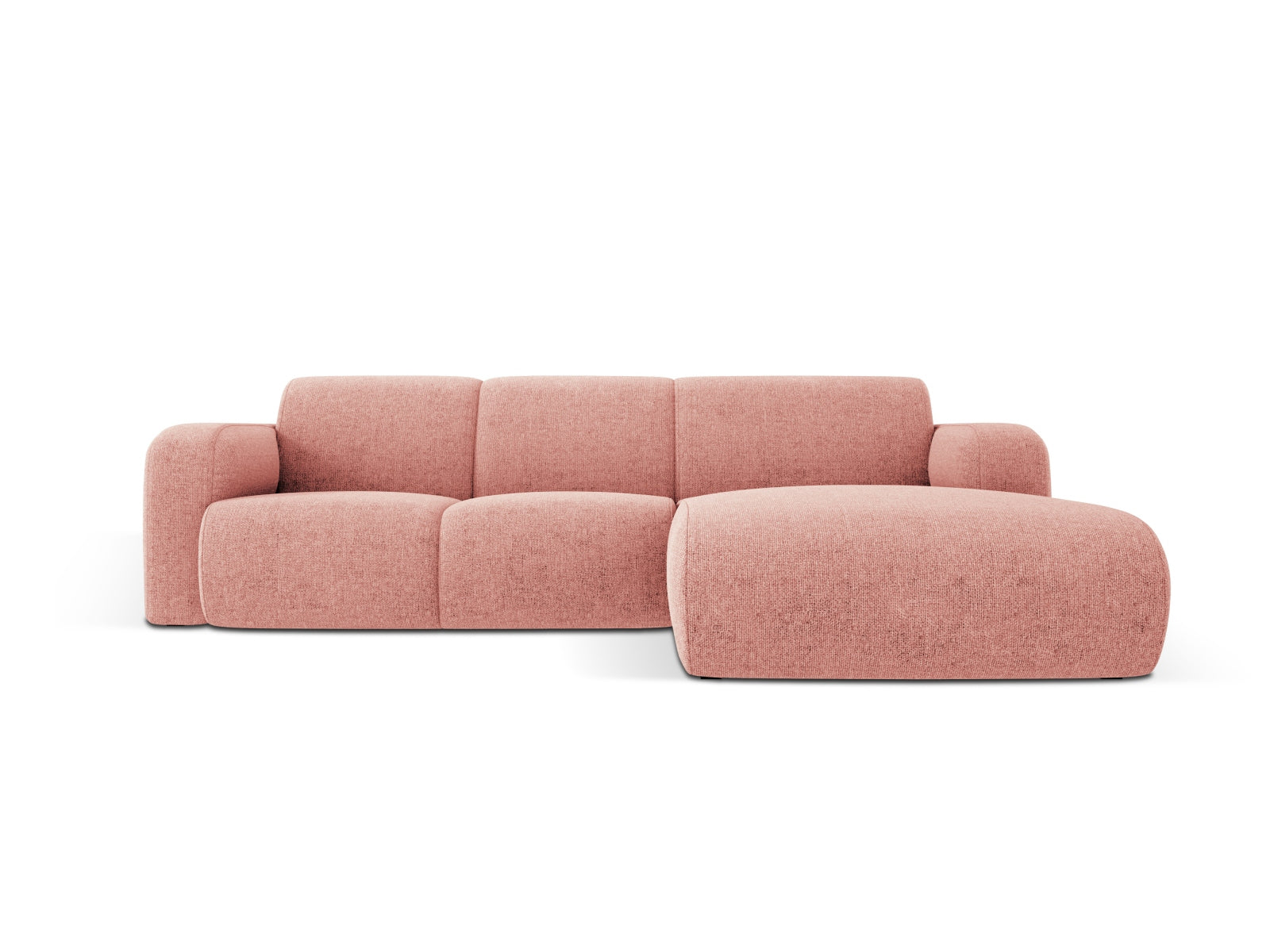 Molino Ecksofa rechts 4 Sitzer in Pink präsentiert im Onlineshop von KAQTU Design AG. Ecksofa rechts ist von Micadoni