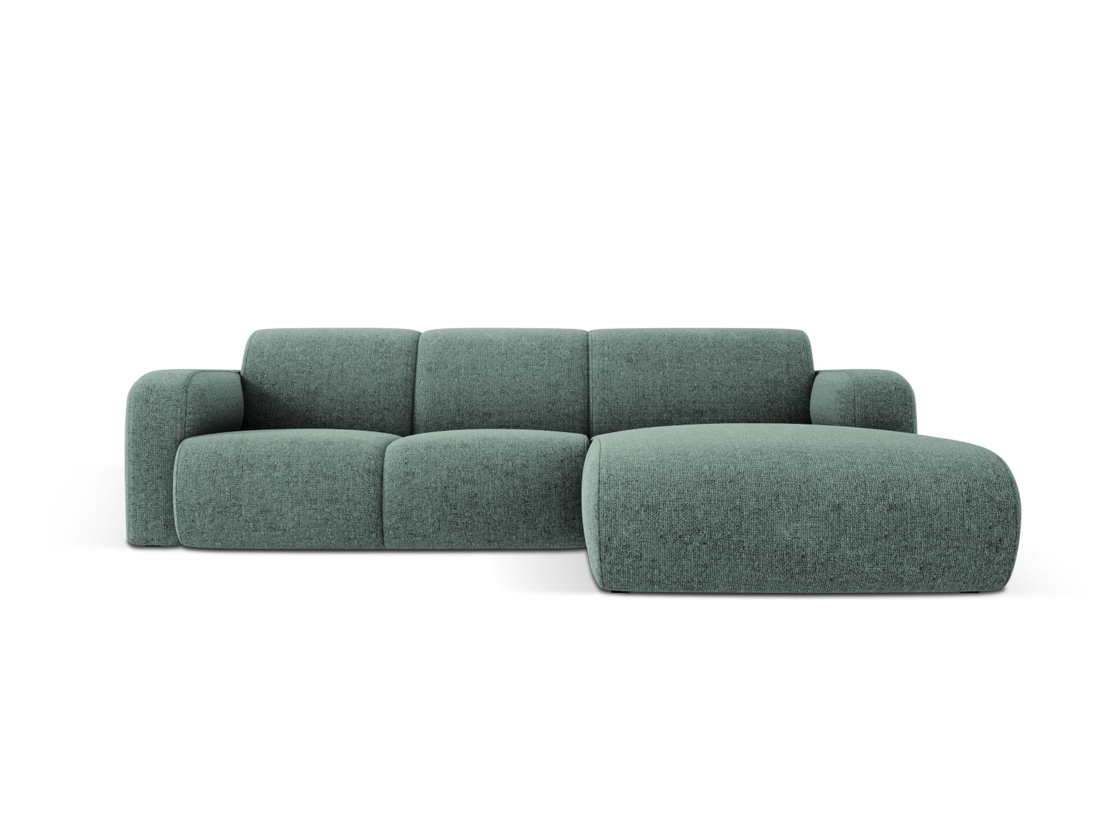 Molino Ecksofa rechts 4 Sitzer in Petrol präsentiert im Onlineshop von KAQTU Design AG. Ecksofa rechts ist von Micadoni