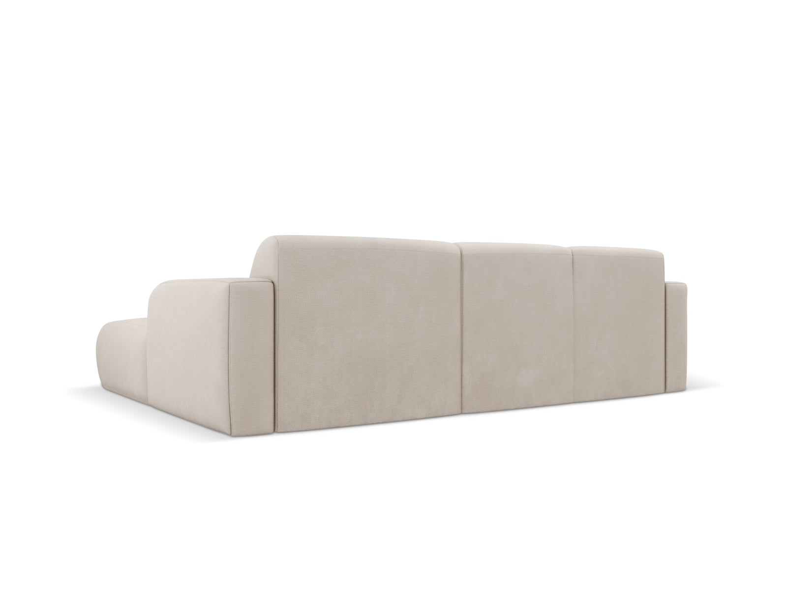 Molino Ecksofa rechts 4 Sitzer in Beige-Rebel präsentiert im Onlineshop von KAQTU Design AG. L-Sofa rechts ist von Micadoni