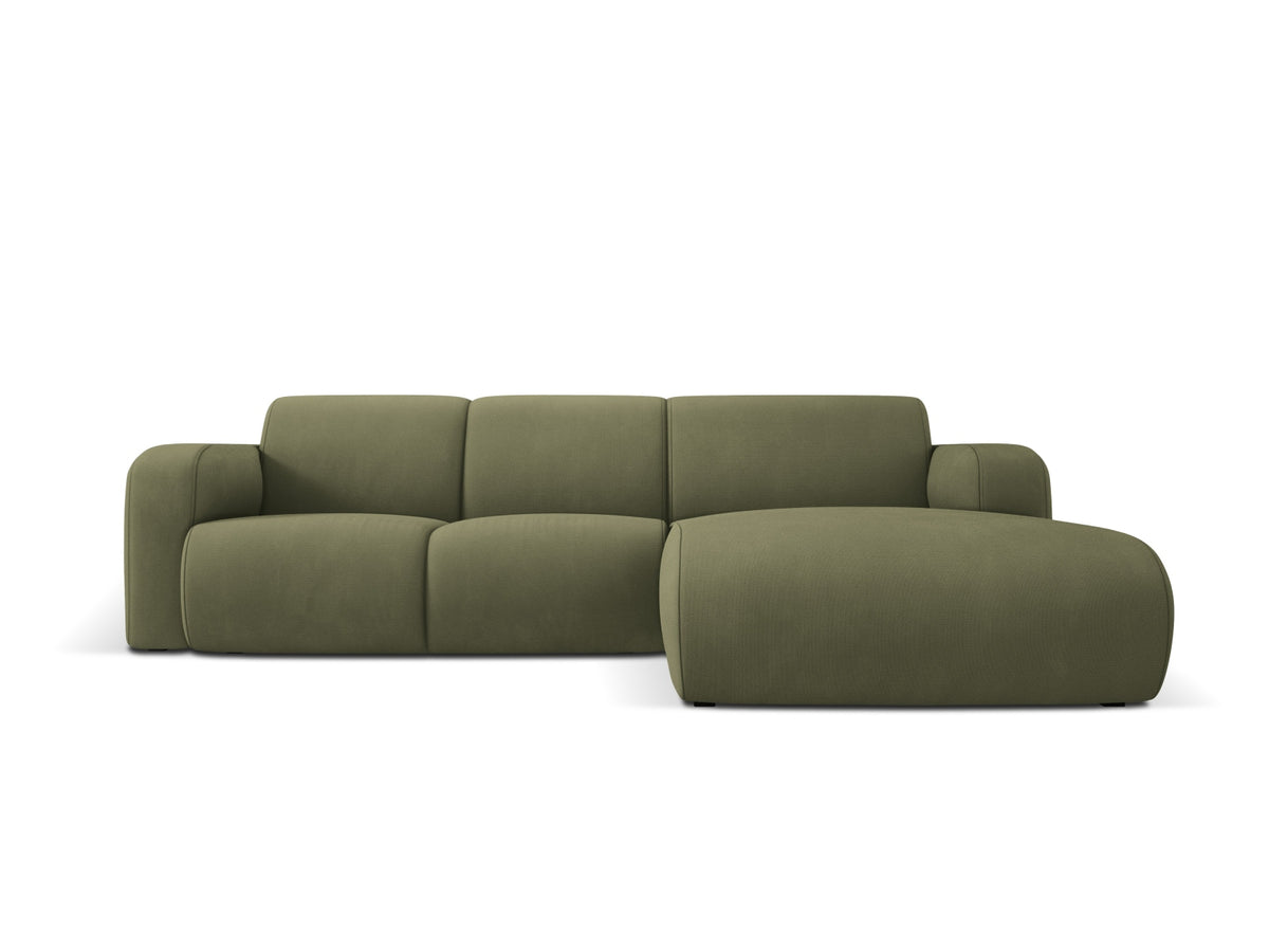 Molino Ecksofa rechts 4 Sitzer in Light Green-Rebel präsentiert im Onlineshop von KAQTU Design AG. L-Sofa rechts ist von Micadoni