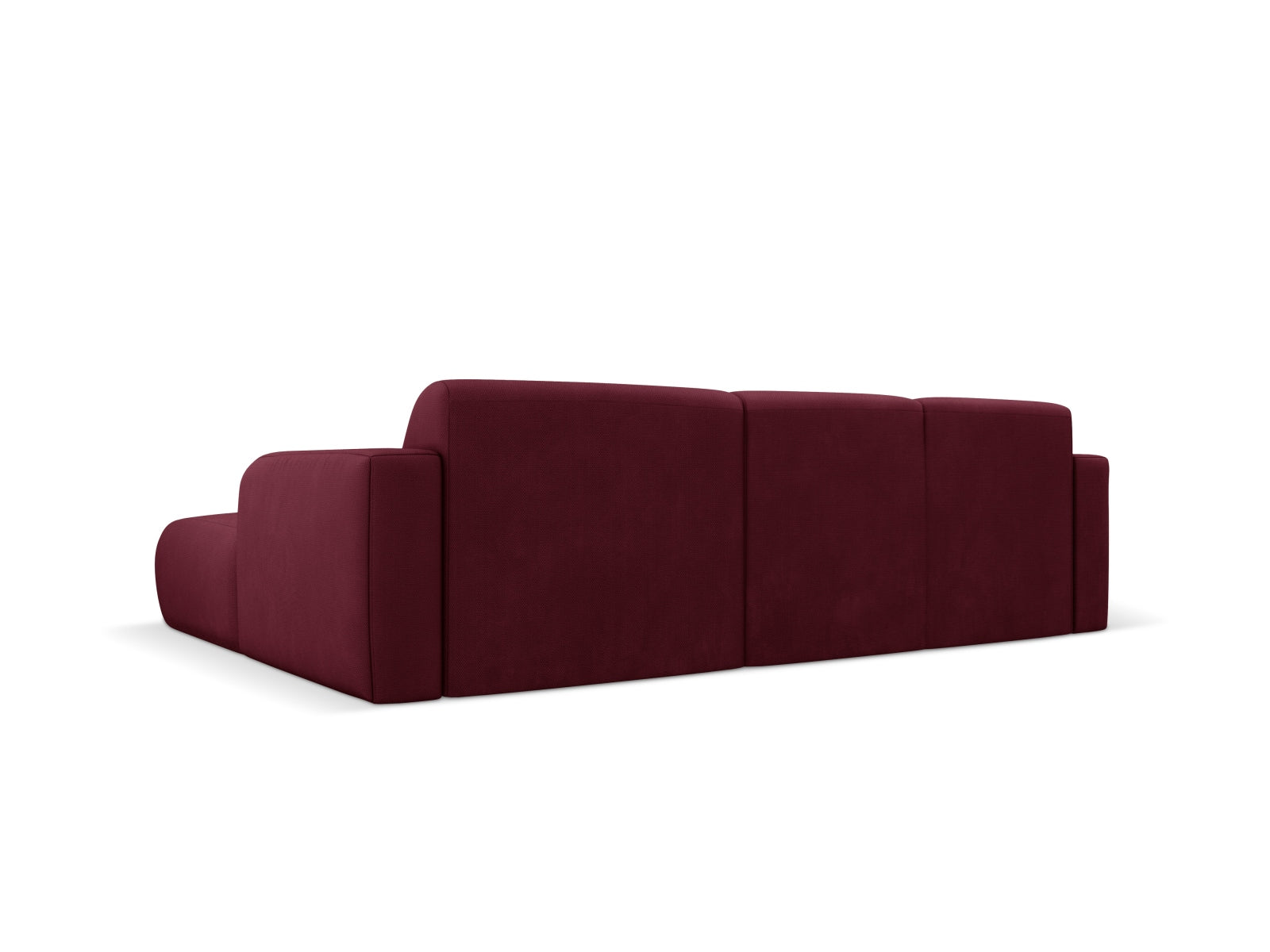 Molino Ecksofa rechts 4 Sitzer in Bordeaux-Rebel präsentiert im Onlineshop von KAQTU Design AG. L-Sofa rechts ist von Micadoni