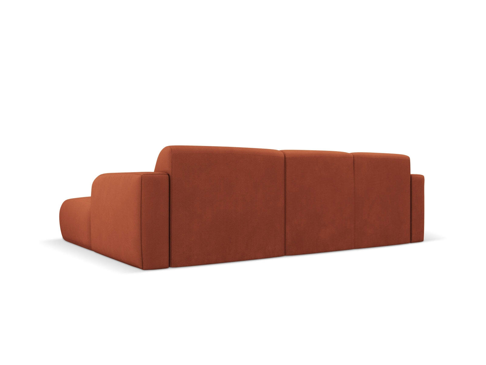 Molino Ecksofa rechts 4 Sitzer in Orange-Rebel präsentiert im Onlineshop von KAQTU Design AG. L-Sofa rechts ist von Micadoni