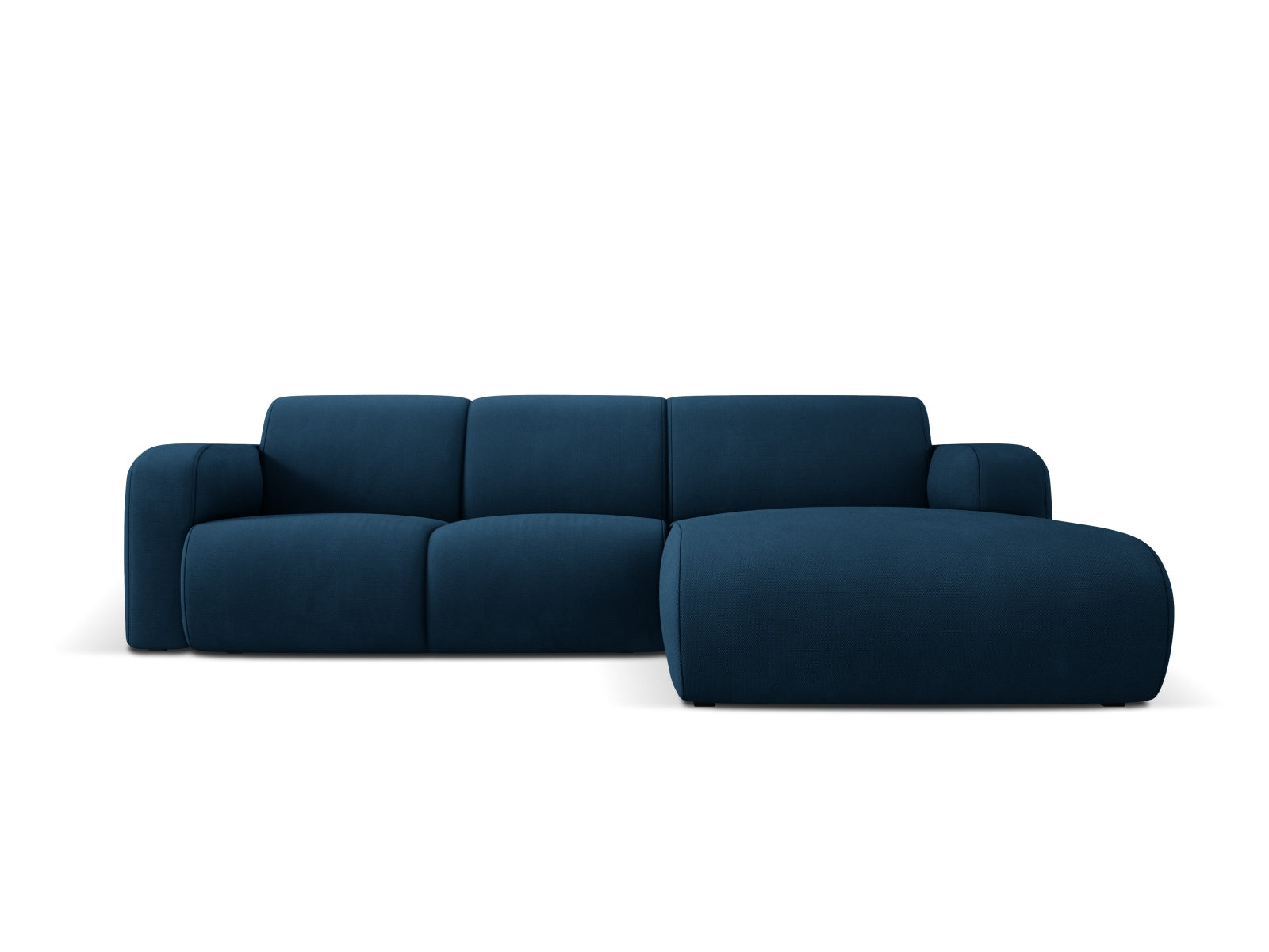 Molino Ecksofa rechts 4 Sitzer in Royal Blue-Rebel präsentiert im Onlineshop von KAQTU Design AG. L-Sofa rechts ist von Micadoni