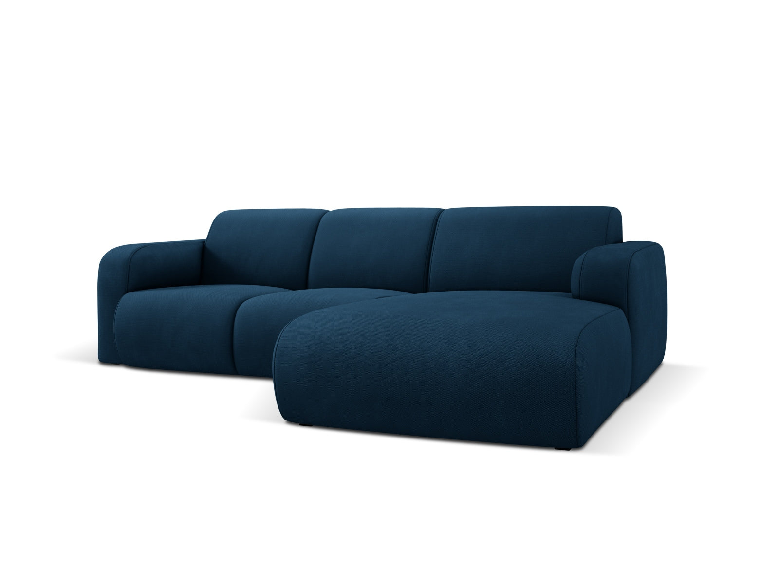 Molino Ecksofa rechts 4 Sitzer in Royal Blue-Rebel präsentiert im Onlineshop von KAQTU Design AG. L-Sofa rechts ist von Micadoni